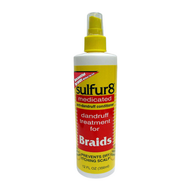 Sulfur8 Medicated Anti-Dandruff Conditioner – Dandruff Treatment for Braids - 12 fl oz - ANNS BEAUTY SUPPLY